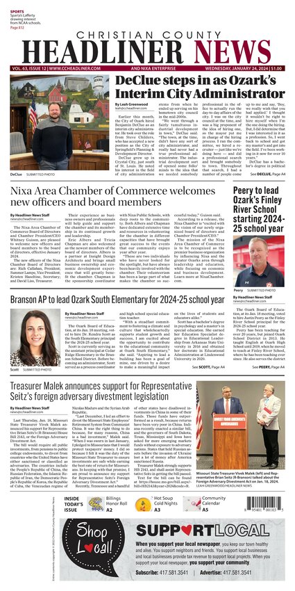 Wednesday January 24 2024 Christian County Headliner News   20240123 120108 20240123 120028 CCH 2024 01 24.pdf 